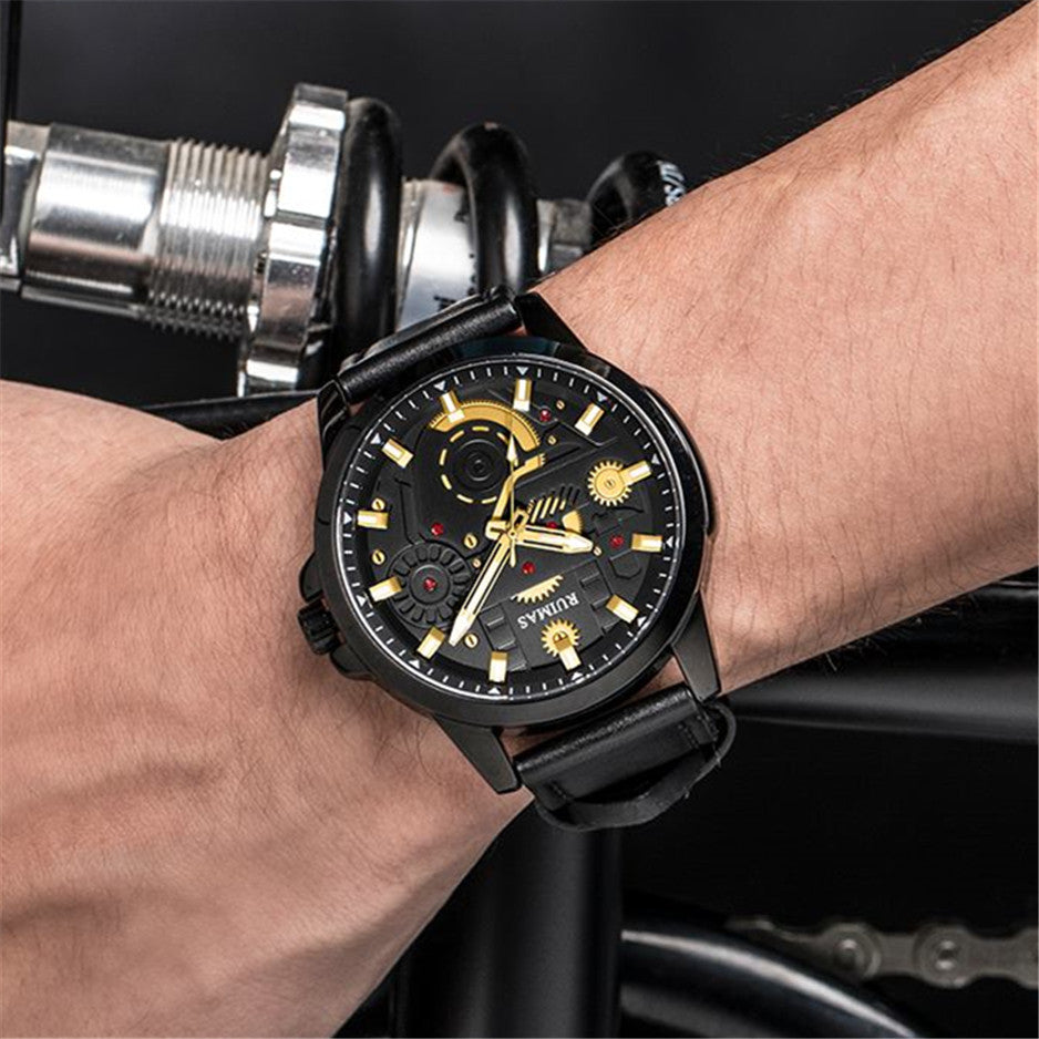 RUIMAS Watches Men's Casual Sport Watches Luxury Military Quartz Wrist Watch Chronograph Waterproof Man Clock Montre Homme 307