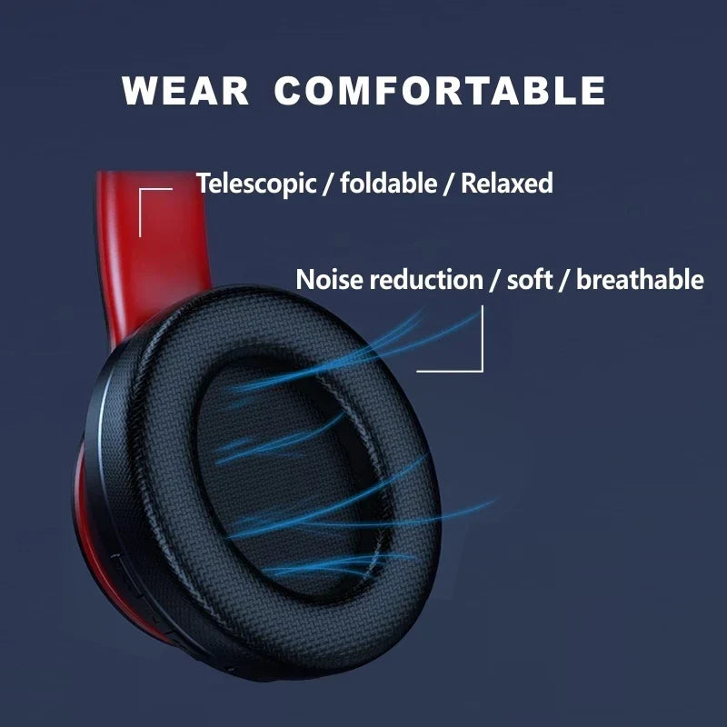 Bluetooth Noise Cancelling Over-Ear Wireless Headphones