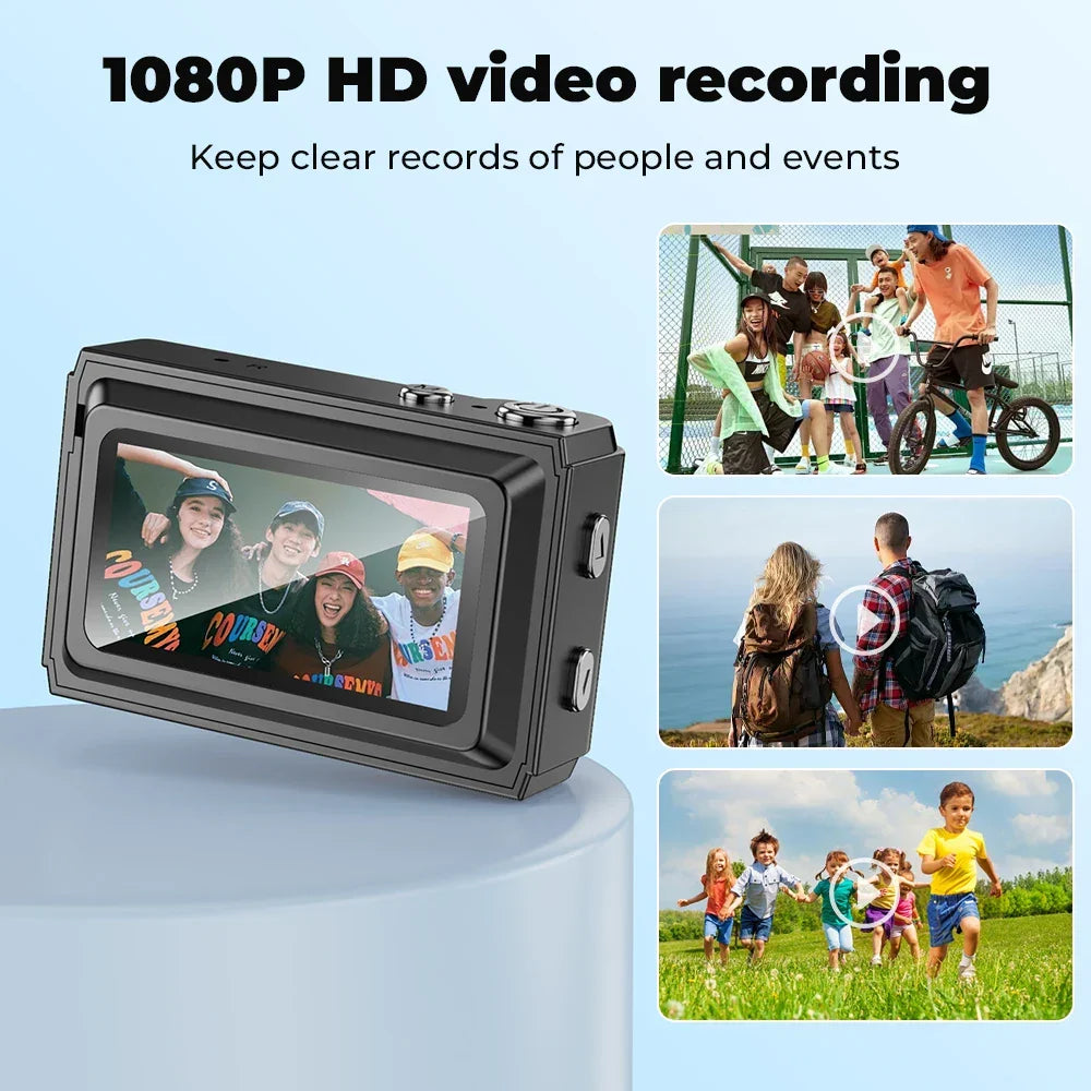 Mini Camera with Screen Black