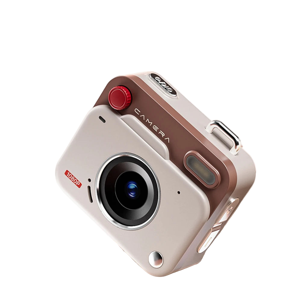 Retro Mini Keychain Camera Khaki