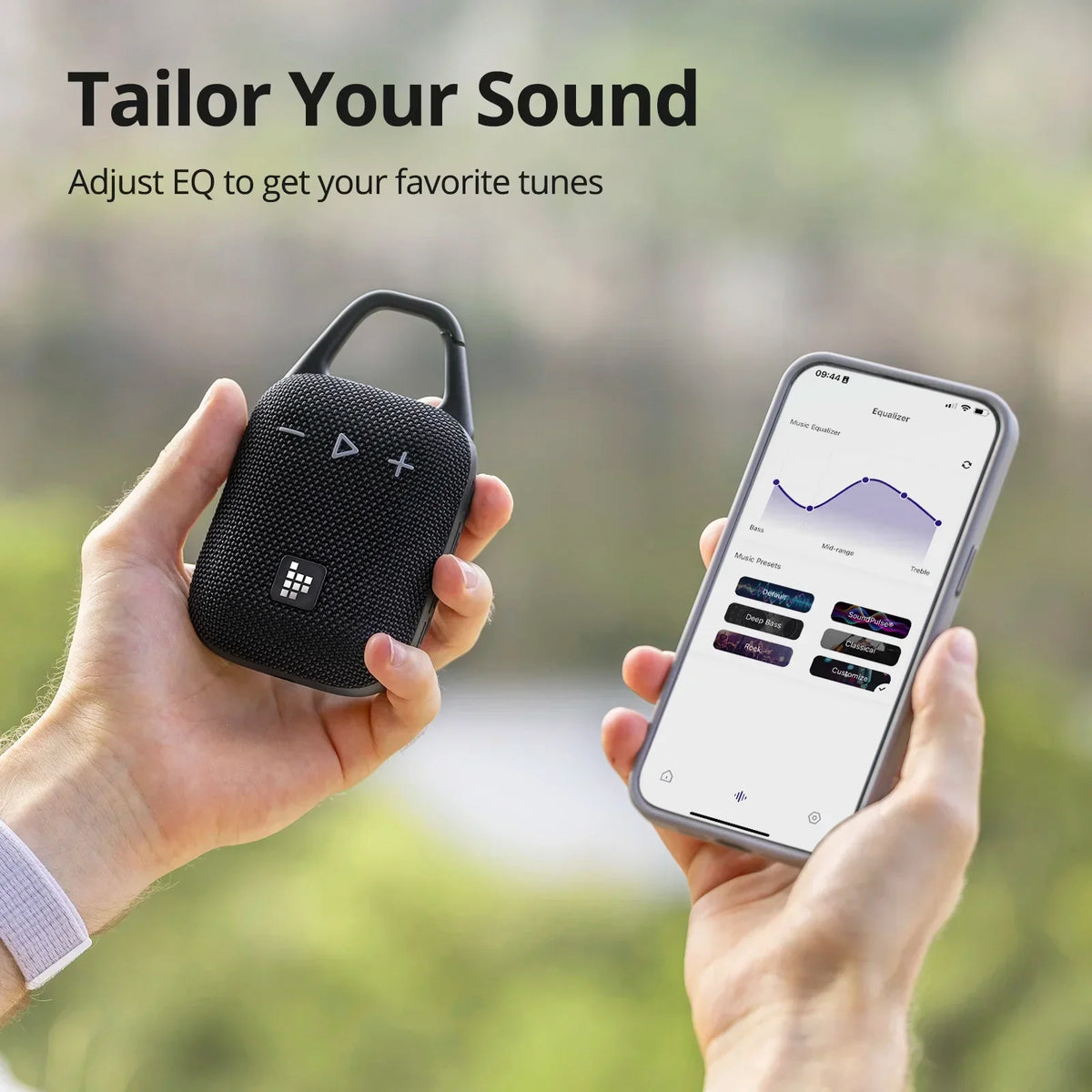 Bluetooth Speaker Deep Bass Black